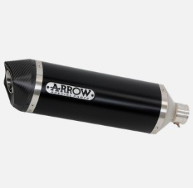 Arrow Race Tech Aluminum DARK Silencer w/ Carbon End Cap